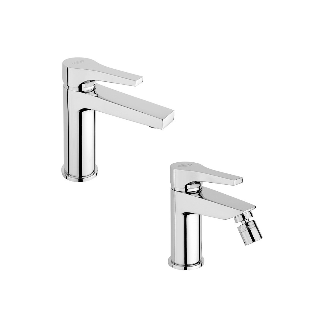 Set Miscelatore Lavabo e Bidet | Jacuzzi Rubinetteria Moonlight