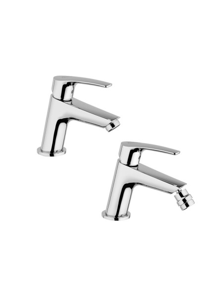 Set Miscelatore Lavabo e Bidet | Jacuzzi Rubinetteria Lucente Set Rubinetteria Bagno