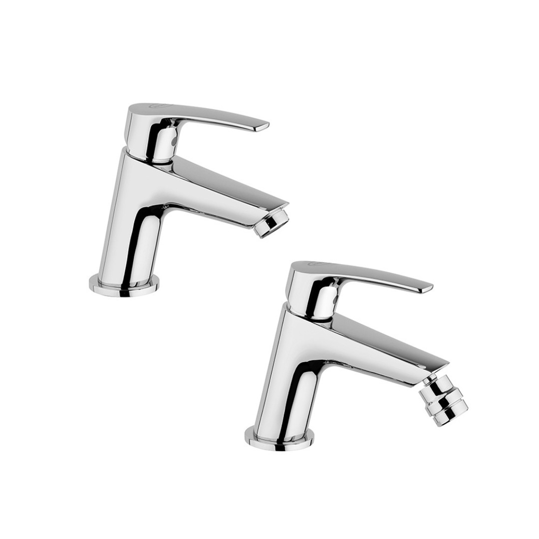 Set Miscelatore Lavabo e Bidet | Jacuzzi Rubinetteria Lucente