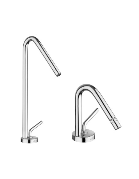 Set Miscelatore Lavabo Alto e Bidet | Jacuzzi Rubinetteria Lumos