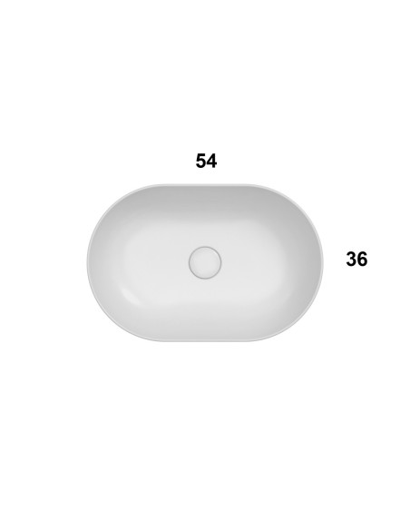 Lavabo Appoggio 54.36 | Globo T-Edge