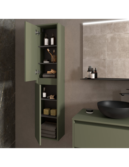 Colonna da Bagno 30x140 cm Green Satin | Salgar Noja