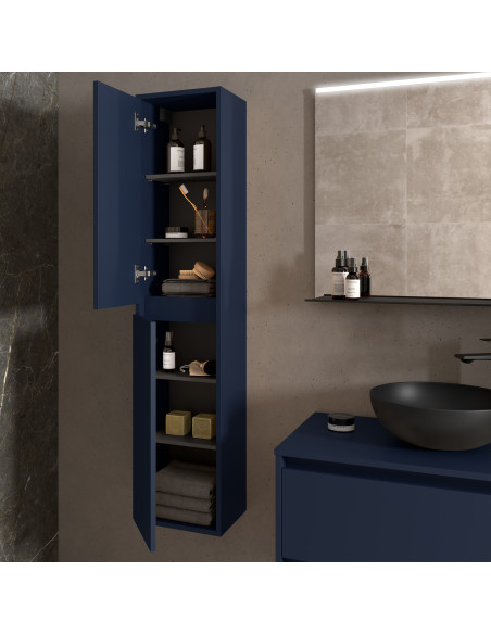 Colonna da Bagno 30x140 cm Blue Satin | Salgar Noja