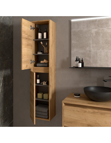 Colonna da Bagno 30x140 cm Rovere Africa | Salgar Noja