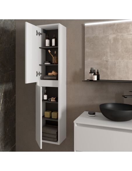 Colonna da Bagno 30x140 cm White Satin | Salgar Noja