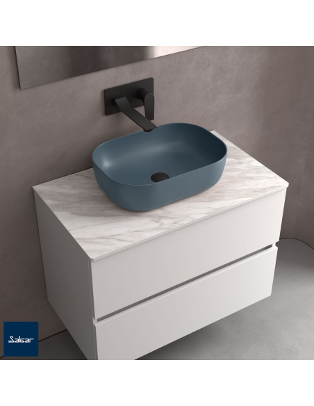 Lavabo Appoggio Blu Denim 46.33 | Carla