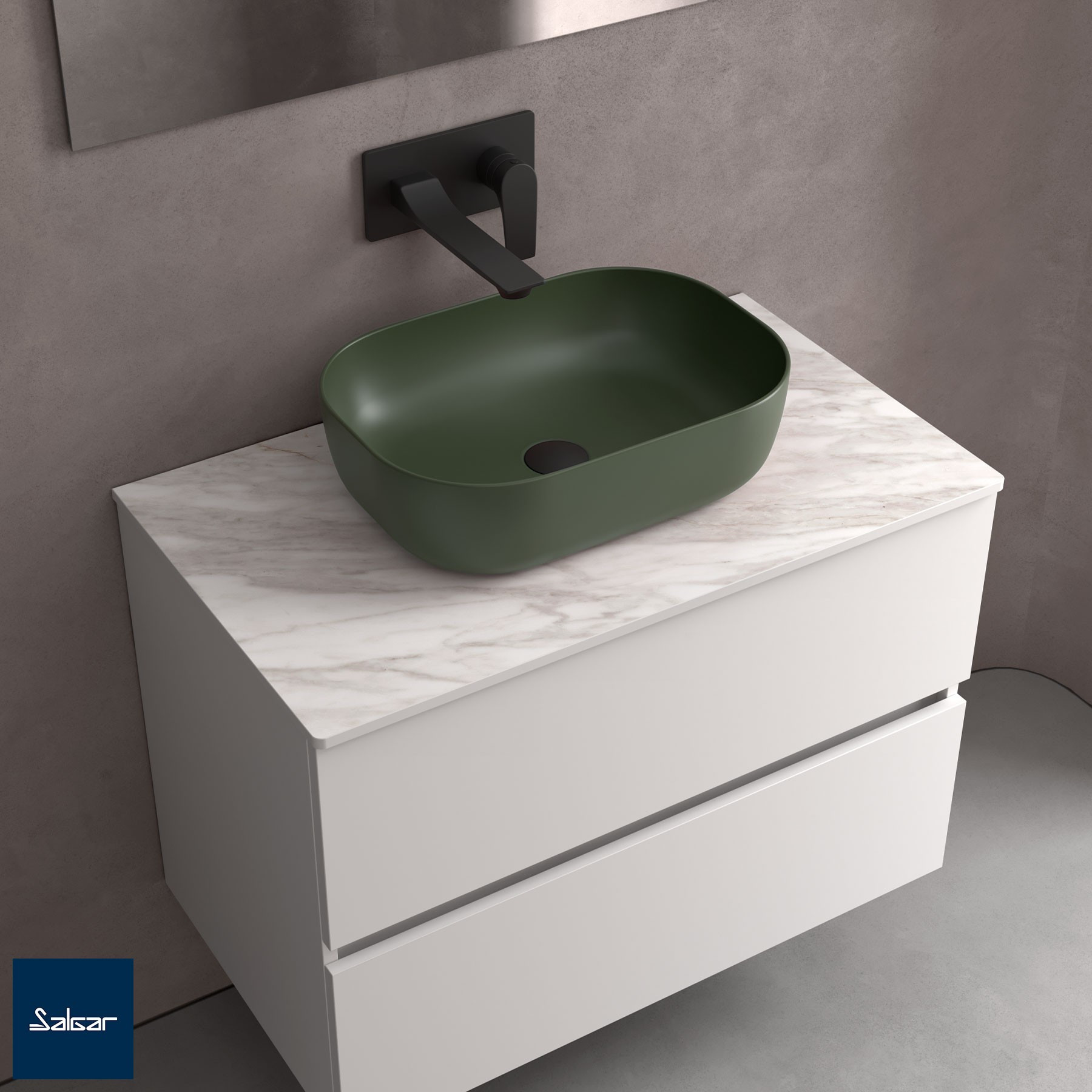 Lavabo Appoggio Green Hunter 46.33 | Carla