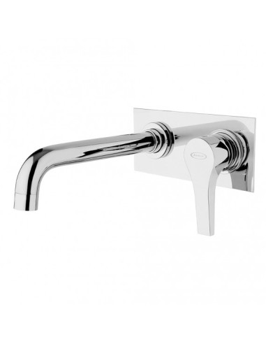 Miscelatore Lavabo a Parete con Piastra | Jacuzzi Rubinetteria Moonlight