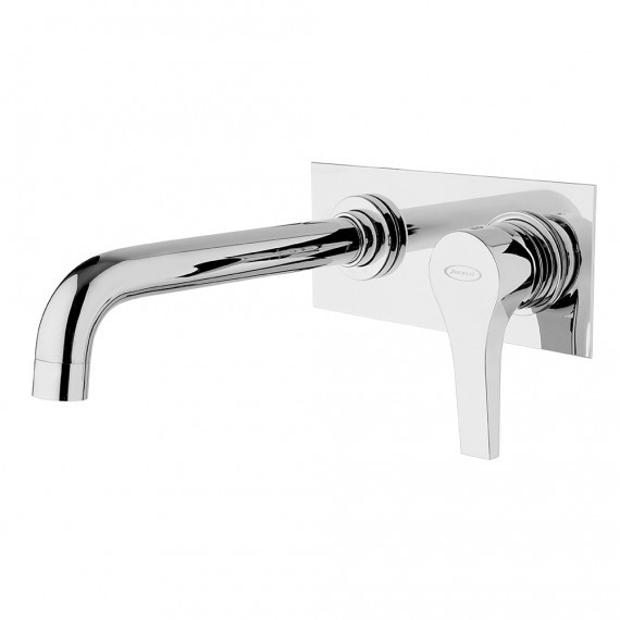 Miscelatore Lavabo a Parete con Piastra | Jacuzzi Rubinetteria Moonlight
