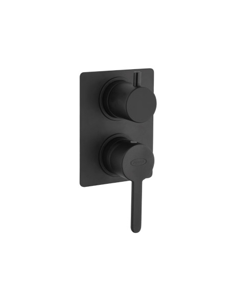 Miscelatore Doccia Incasso Due Uscite Nero Opaco | Jacuzzi Rubinetteria Sunset Yo