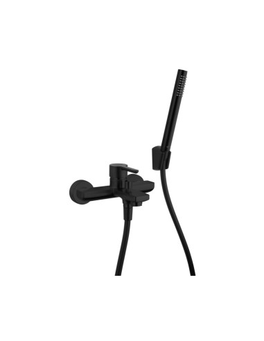 Miscelatore Vasca Esterno con Duplex Nero Opaco | Jacuzzi Rubinetteria Sunset Yo