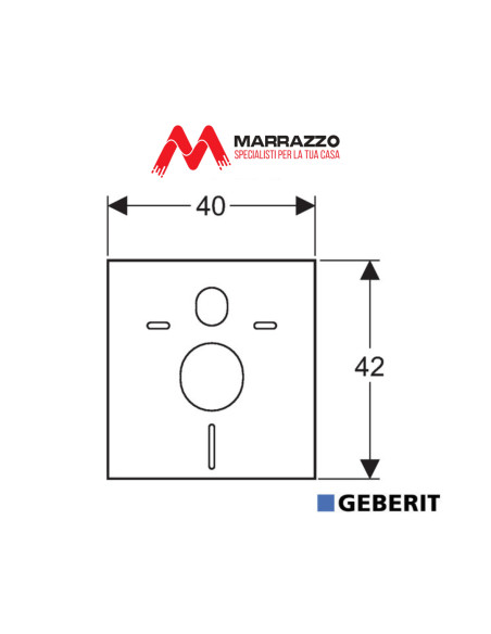 Set Disaccoppiante per Vasi Sospesi | Geberit