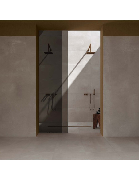Pavimento Gres Porcellanato Rettificato Effetto Cemento 80x80 cm | Abk Lab325 Base Ash Pavimenti in Gres Porcellanato