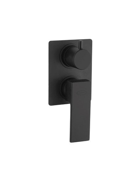 Miscelatore Doccia Incasso Due Uscite Nero Opaco | Jacuzzi Rubinetteria Twinkle Yo