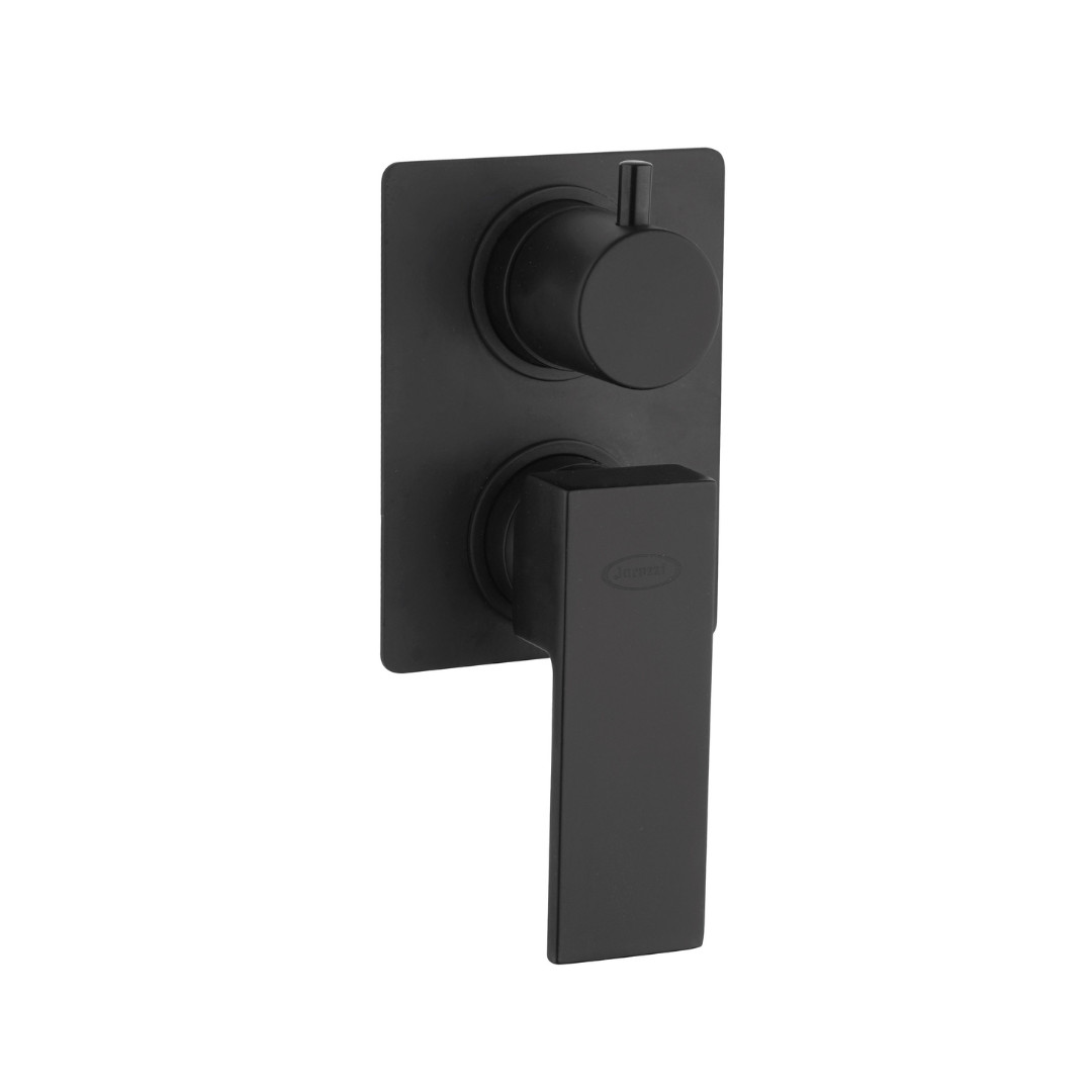 Miscelatore Doccia Incasso Due Uscite Nero Opaco | Jacuzzi Rubinetteria Twinkle Yo