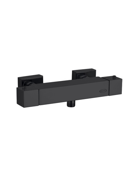 Miscelatore Doccia Esterno Termostatico Nero Opaco | Jacuzzi Rubinetteria Twinkle Yo