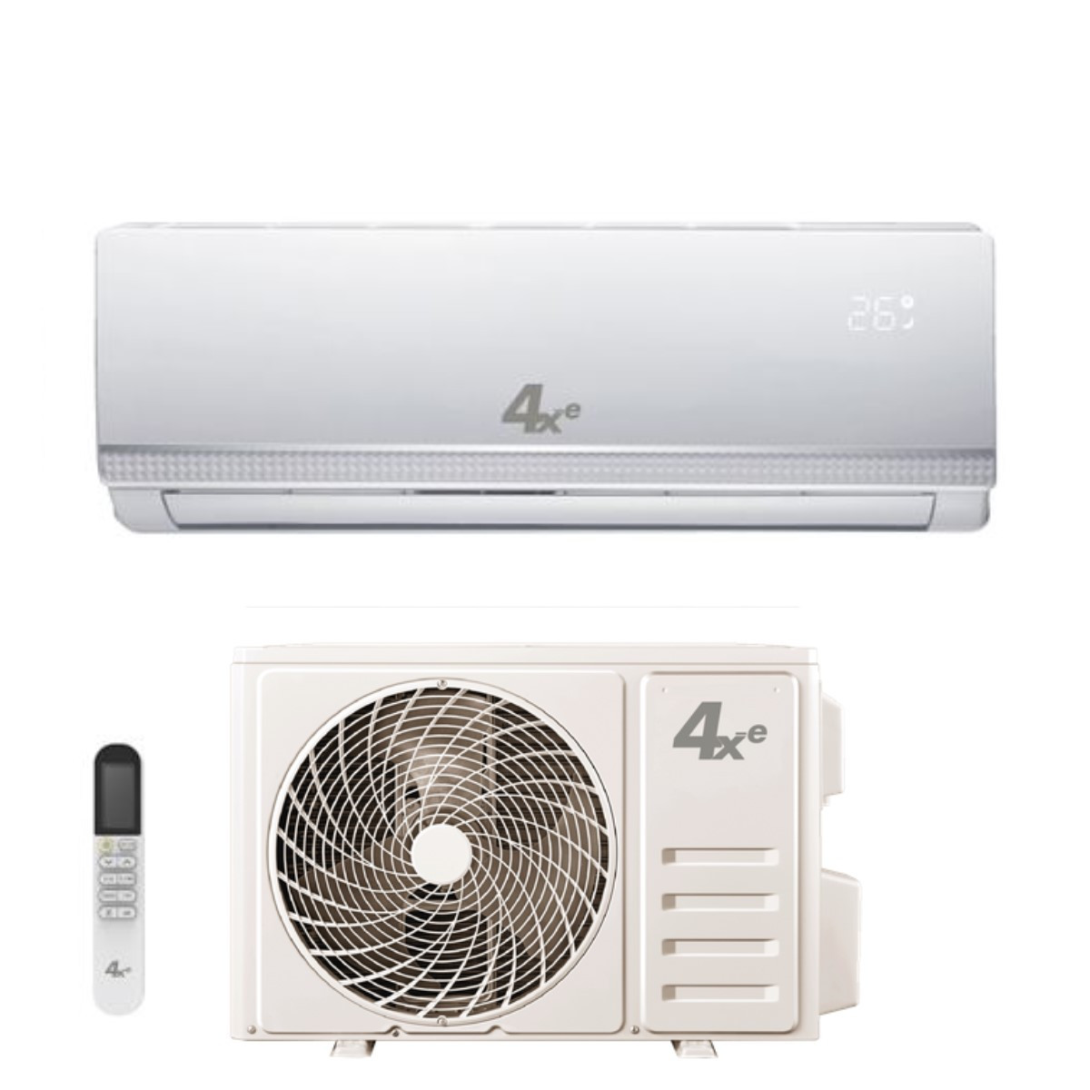Climatizzatore Inverter 9000 Btu R-32 A++ | 4xE White 9