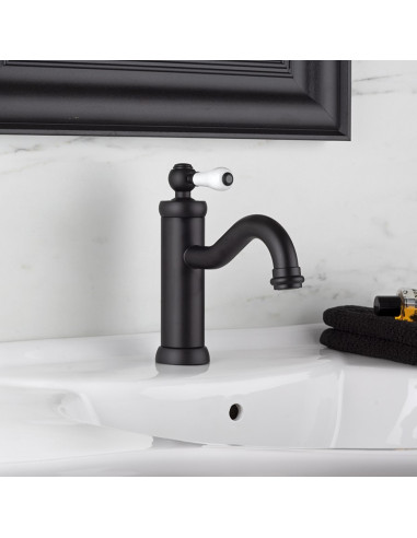 Miscelatore Lavabo Nero Opaco | Jacuzzi Rubinetteria Tosca Yo