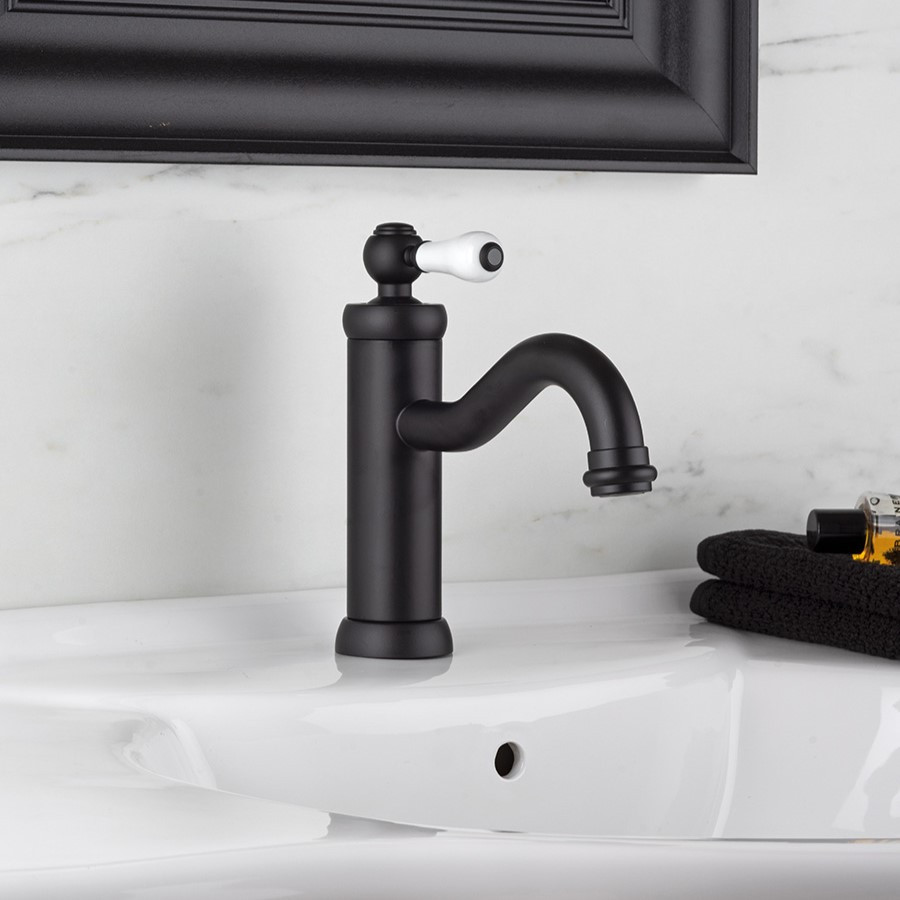 Miscelatore Lavabo Nero Opaco | Jacuzzi Rubinetteria Tosca Yo