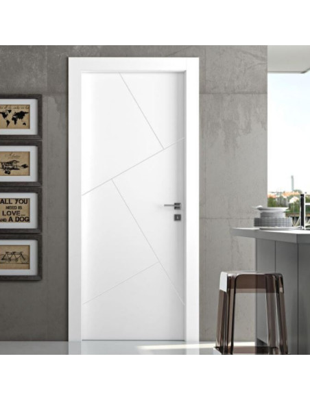 Porta Battente Laccato Latte L 80 X H 2,10 | Pail Riga Milano