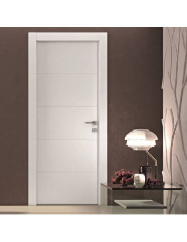 Porta Battente Laccato Latte L 70 X H 2,10 | Pail Riga Perugia