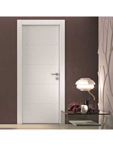 Porta Battente Laccato Latte L 70 X H 2,10 | Pail Riga Perugia