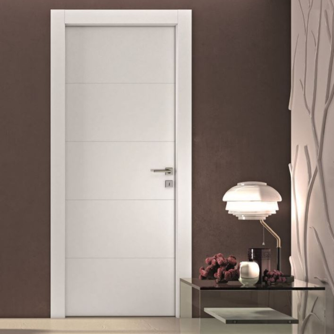 Porta Battente Laccato Latte L 70 X H 2,10 | Pail Riga Perugia