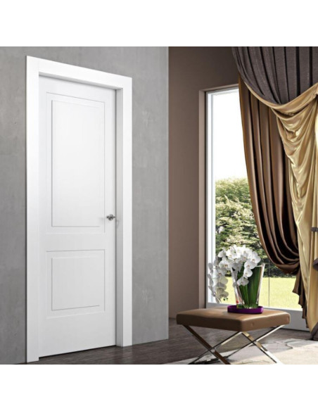Porta Battente Laccato Latte L 80 X H 2,10 | Pail Luna Madrid