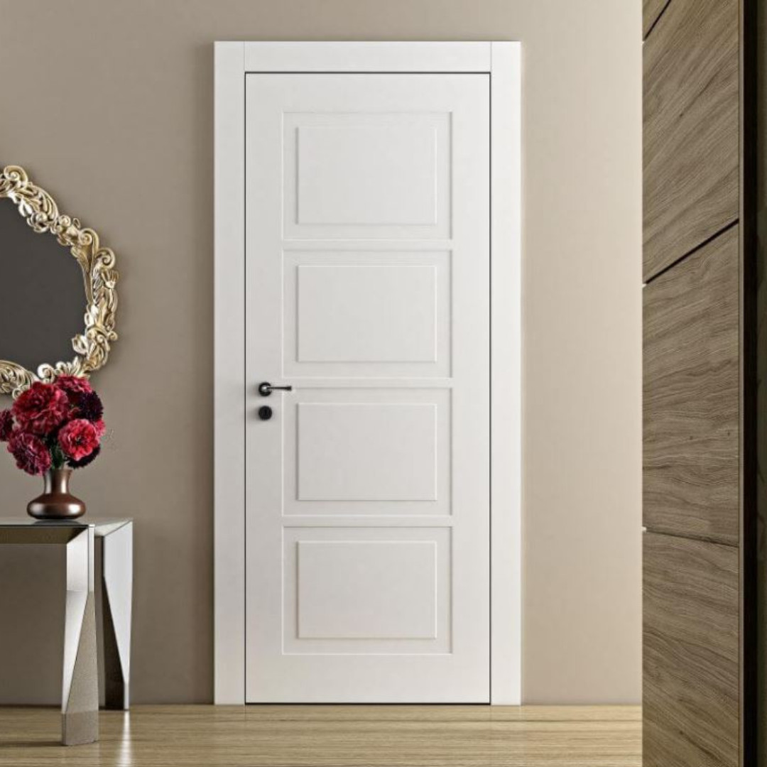 Porta Battente Laccato Latte L 70 X H 2,10 | Pail Luna Berlino