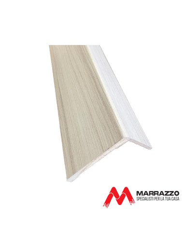 Coprifilo Telescopico Piatto Rivestito Palissandro White 2250 x 90 mm Spessore 11 mm