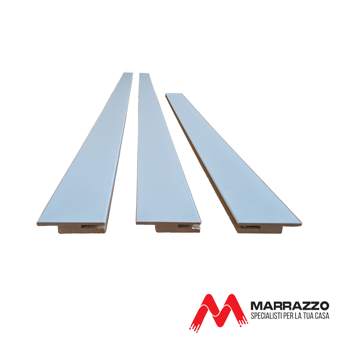 Kit di Compensazione Bianco Liscio 220 x 5 cm Spessore 12 mm
