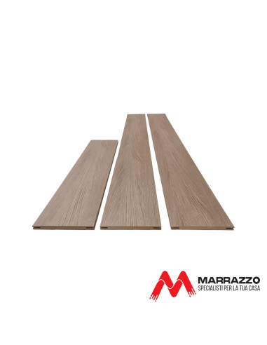 Kit di Compensazione Noce Chiaro 220 x 5 cm Spessore 12 mm