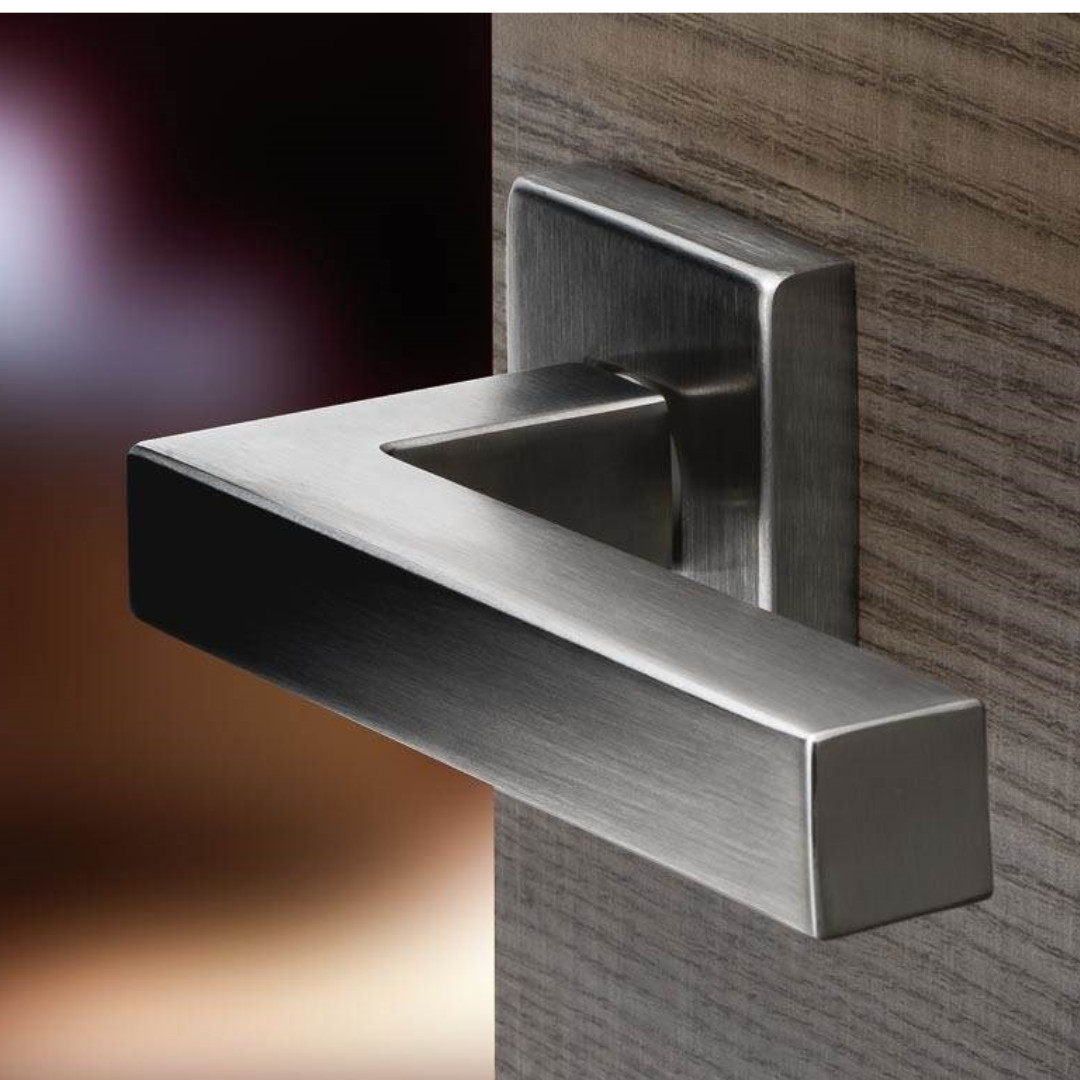 Maniglia Porta per Interno Acciaio Inox |  ZB Quadra