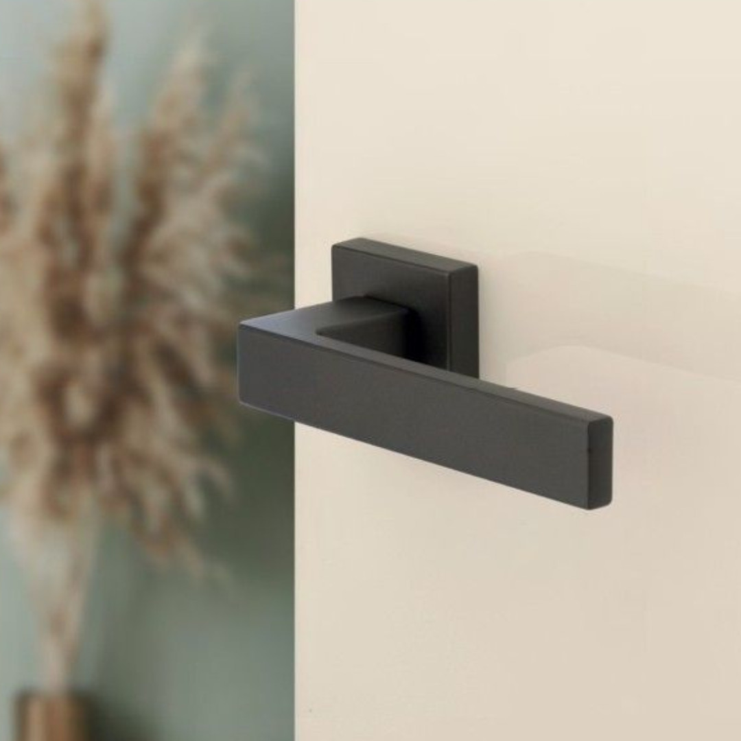 Maniglia Porta per Interno in Alluminio Nero Opaco | ZB Eco Time