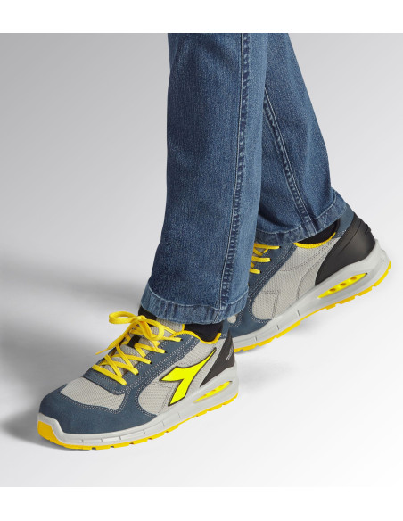 Scarpa Antinfortunistica S1PS Blu Cosmos/Grigio | Diadora Run Net Airbox Low