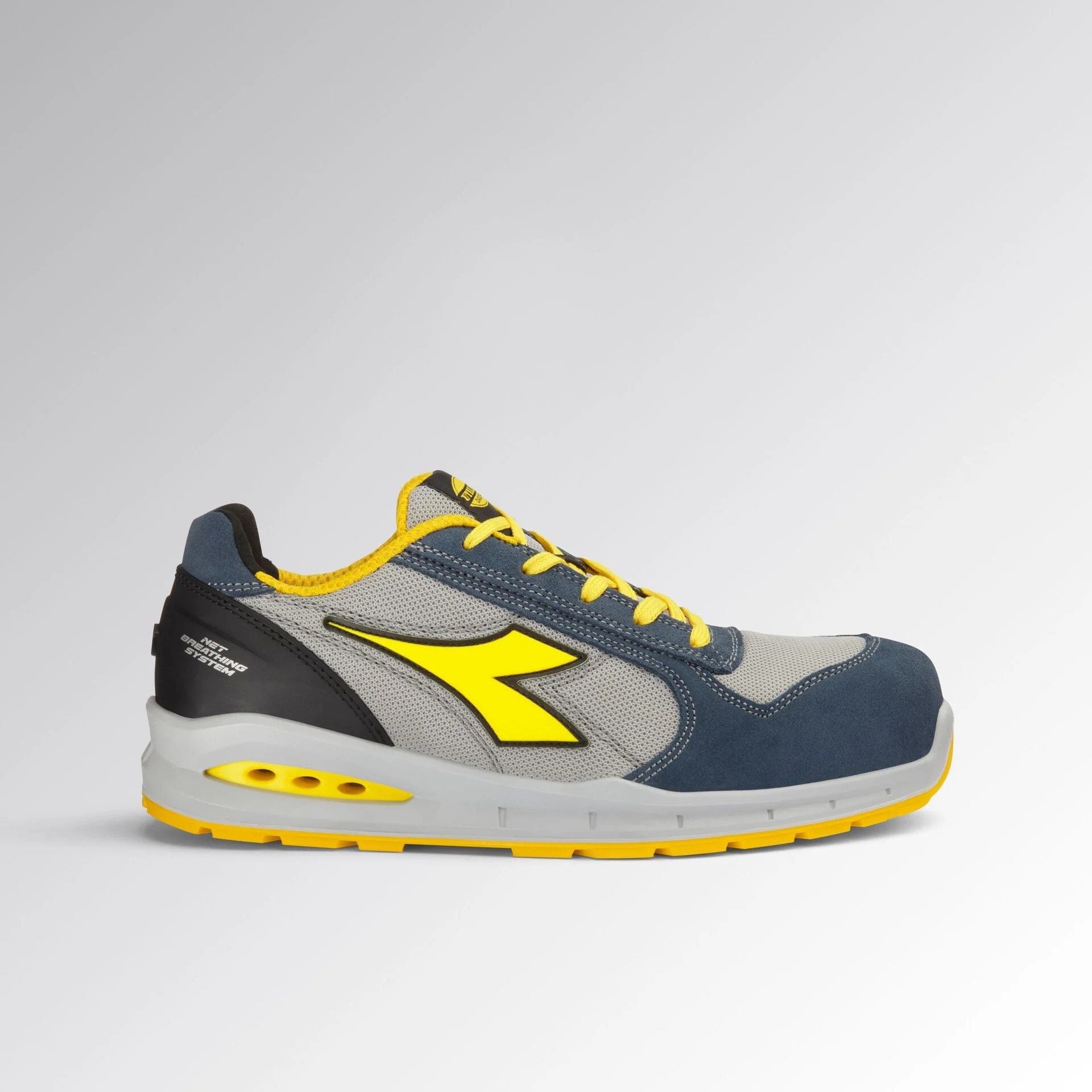 Scarpa Antinfortunistica S1PS Blu Cosmos/Grigio | Diadora Run Net Airbox Low