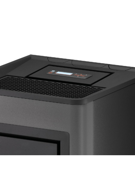 Stufa a Pellet Ventilata Canalizzata Wi-Fi Rosso | Cadel Kobe 11 Air Plus