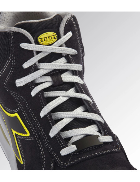 Scarpa Antinfortunistica S3S Nero/Giallo | Diadora Run Net Airbox Mid