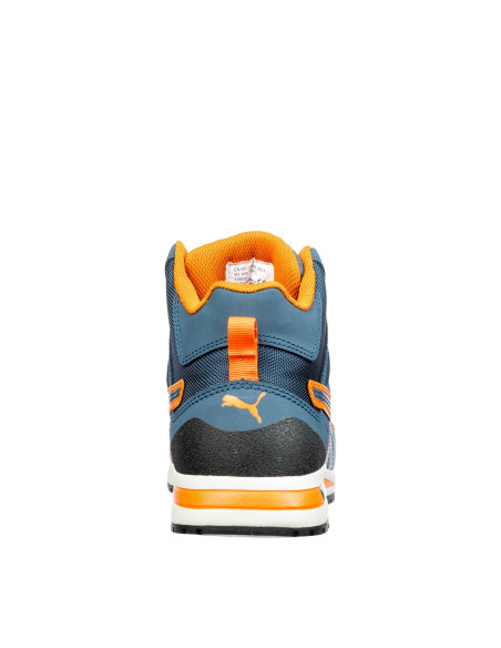 Scarpa Antinfortunistica S3 HRO SRC Blu/Arancio | Puma Safety Crosstwist Mid