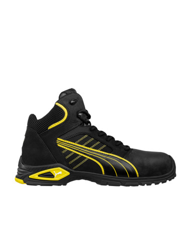 Scarpa Antinfortunistica S3L Nero/Giallo | Puma Safety Amsterdam Mid