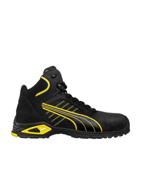 Scarpa Antinfortunistica S3L Nero/Giallo | Puma Safety Amsterdam Mid