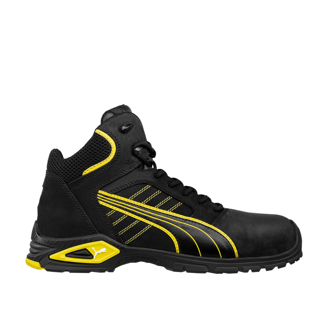 Scarpa Antinfortunistica S3L Nero/Giallo | Puma Safety Amsterdam Mid