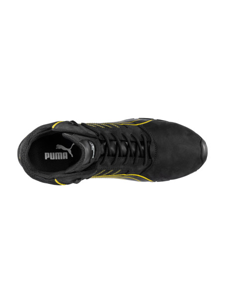 Scarpa Antinfortunistica S3L Nero/Giallo | Puma Safety Amsterdam Mid
