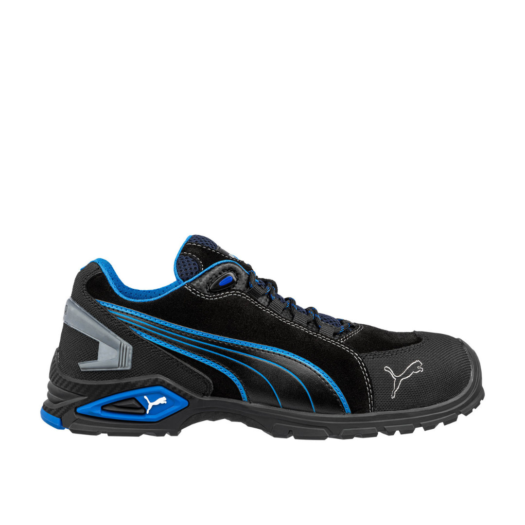 Scarpa Antinfortunistica S3L Nero/Blu | Puma Safety Rio Black Low