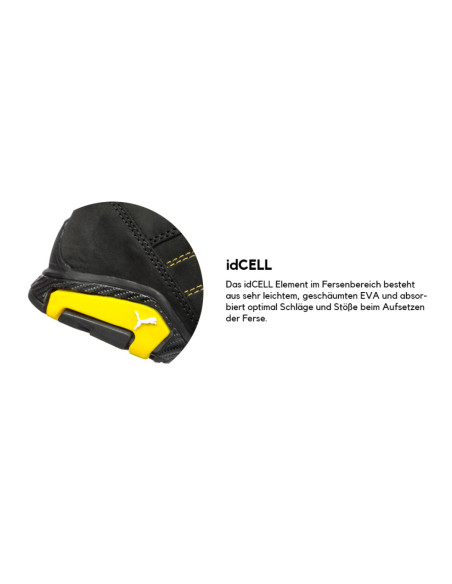 Scarpa Antinfortunistica S3L Nero/Giallo | Puma Safety Amsterdam Low