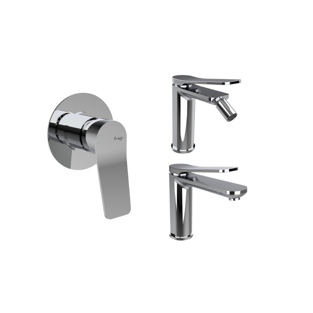 Set Miscelatore Lavabo - Bidet - Incasso Doccia | Bongio Gio2