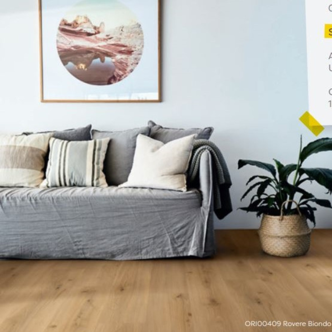 Pavimento Laminato 7 mm Rovere Biondo 1261 x 192 mm | Unilin Vitality Original