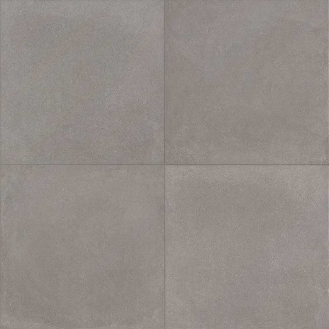 Pavimento Gres Porcellanato Rettificato Effetto Cemento 80x80 cm | Abk Docks Grey