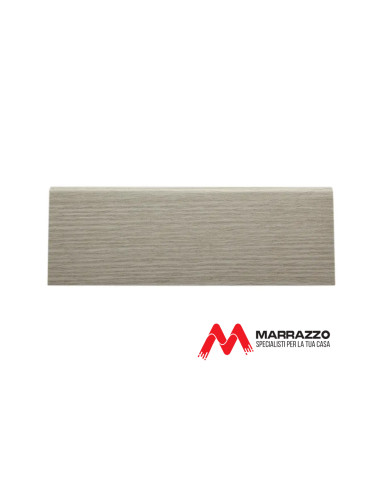 Battiscopa Mdf Rovere Grigio 15 mm x 8 cm x 240 cm