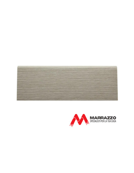 Battiscopa Mdf Rovere Grigio 15 mm x 8 cm x 240 cm